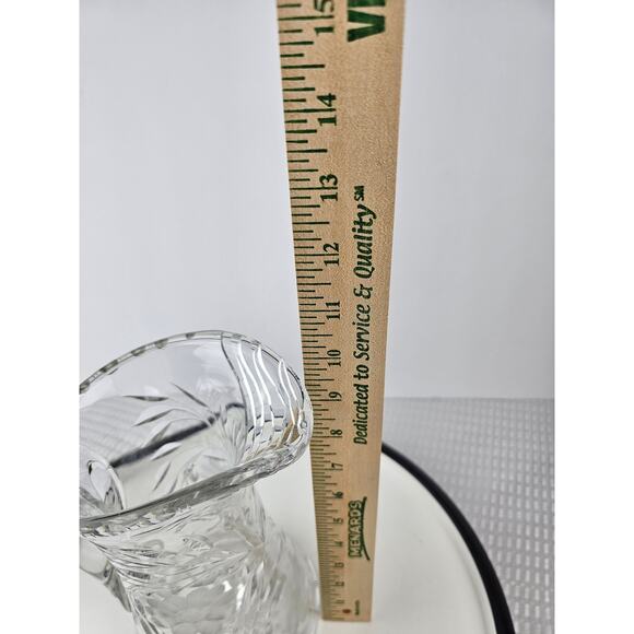 American Brilliant Cut glass heavy pitcher - Picture 4 of 5